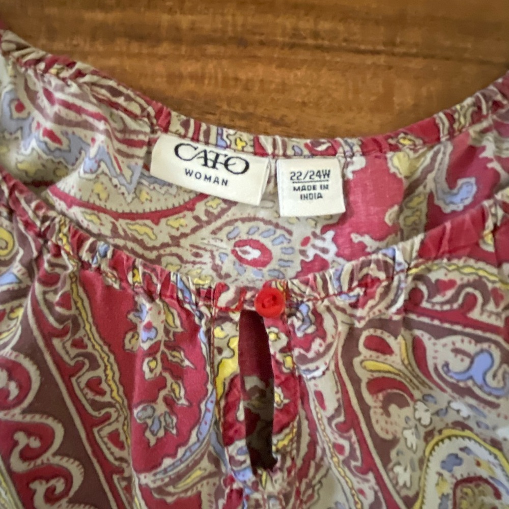 Cato Paisley Blouse - Picture 2 of 4